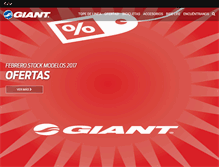 Tablet Screenshot of giant.cl